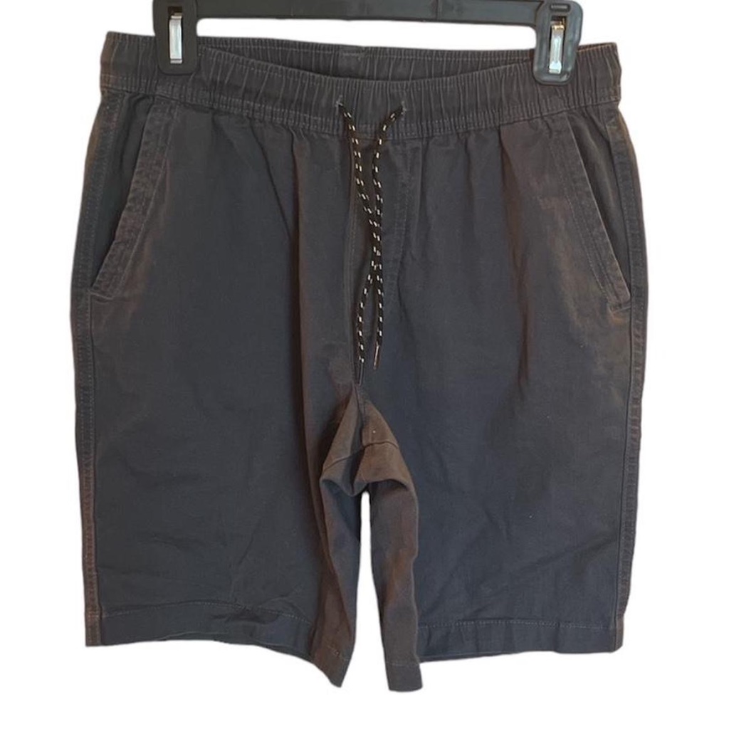 Gray Drawstring Shorts